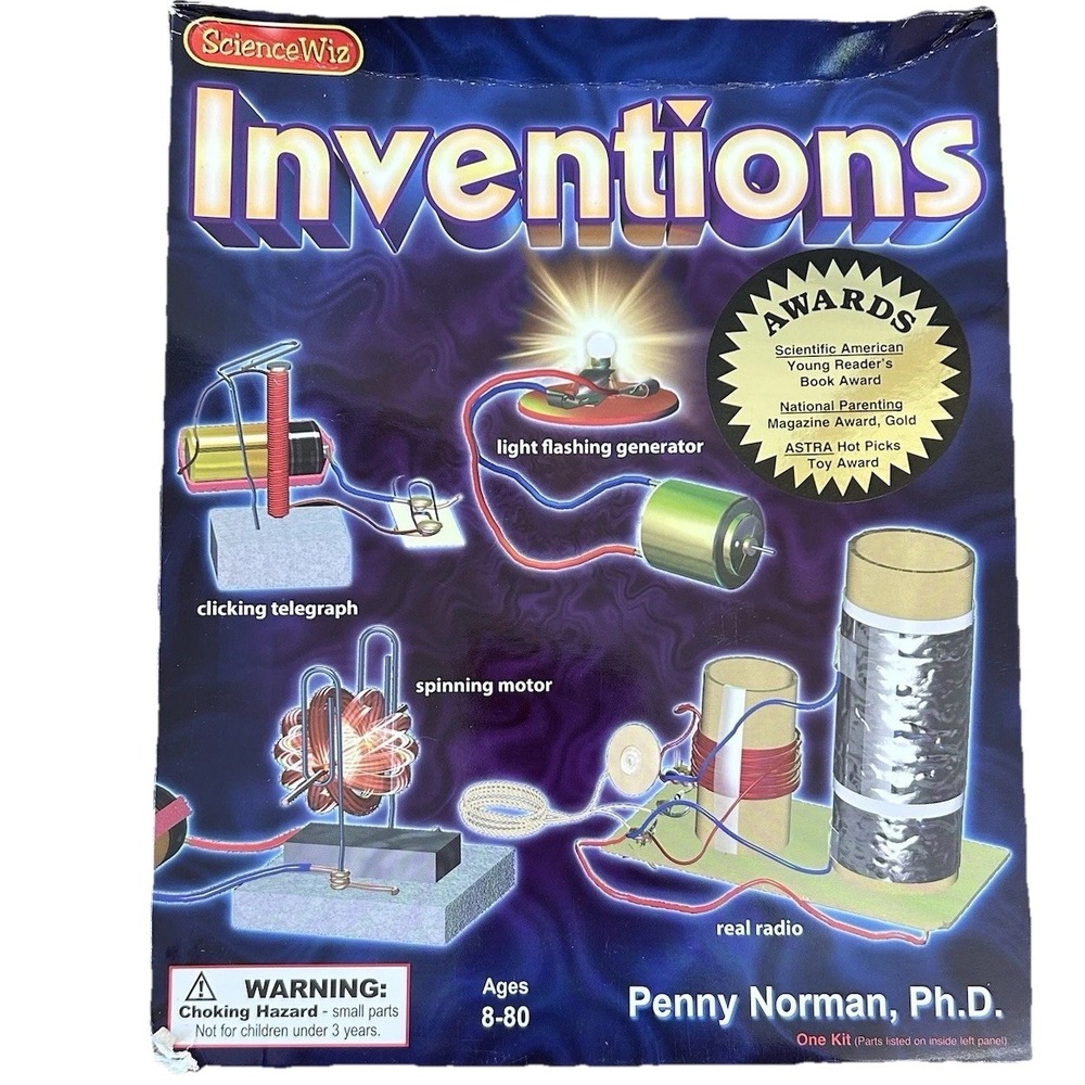 Science‎ Wiz Charge Science Kit Inventions Projects With Electricity Norman NEW